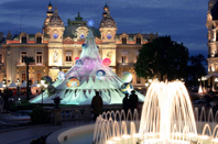 Monaco - Monte Carlo : le Casino (coté jardins)